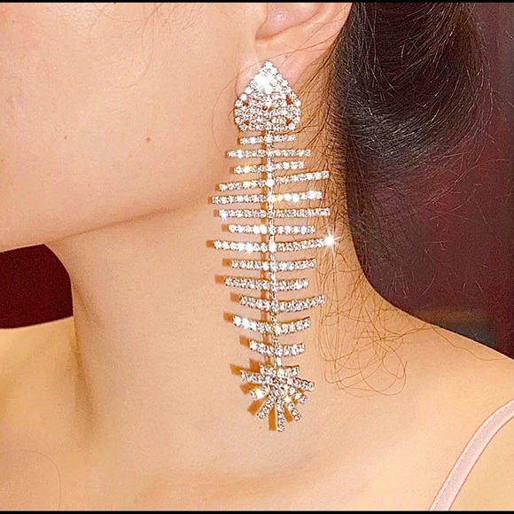 Earrings - Fabulous Fishbone, Runway - Picture 1 of 3